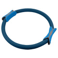 Powertrain 40cm Pilates Ring Magic Fitness Circle Dual Grip Handles for Yoga Core Thigh Workout Resistance - Blue