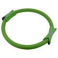 Powertrain 40cm Pilates Ring Magic Fitness Circle Dual Grip Handles for Yoga Core Thigh Workout Resistance - Green