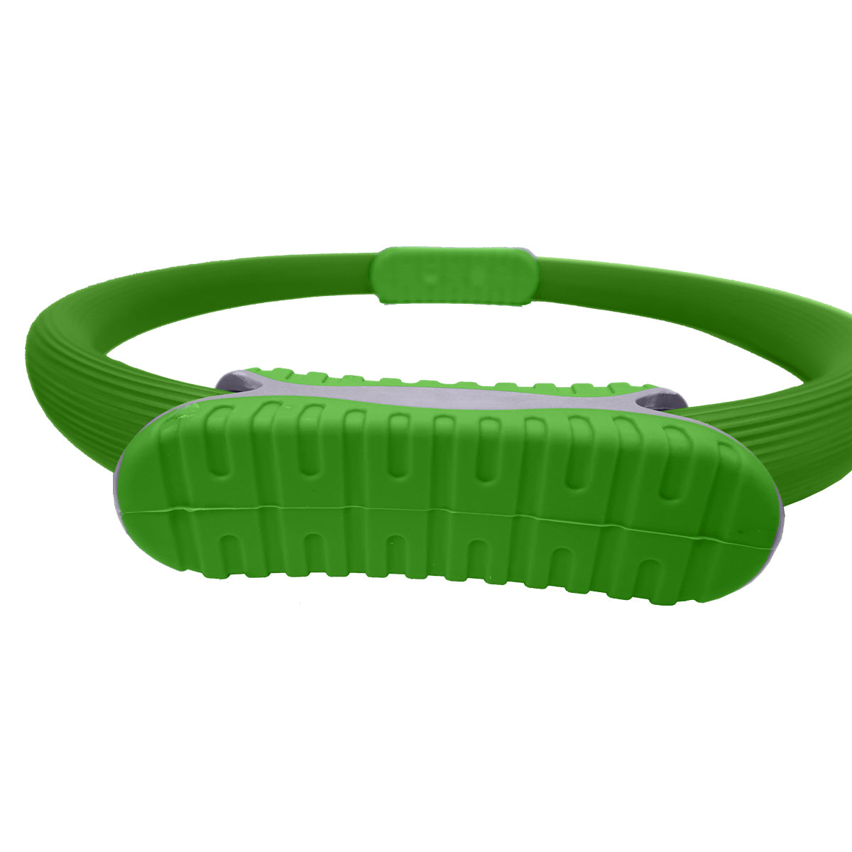 Powertrain 40cm Pilates Ring Magic Fitness Circle Dual Grip Handles for Yoga Core Thigh Workout Resistance - Green